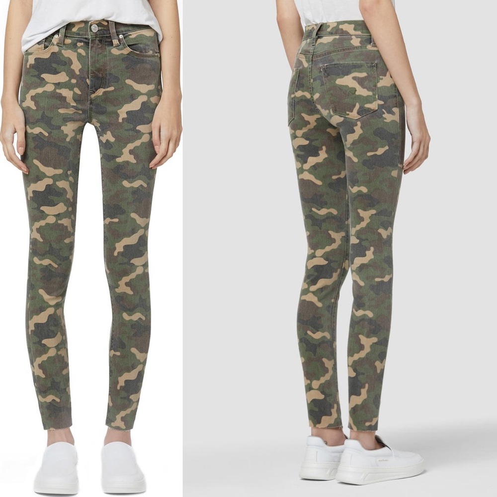 Hudson camo skinny jeans